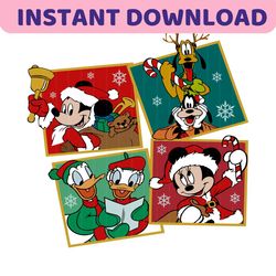 Mickey Friends Very Merry Christmas Party SVG Download