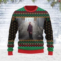 Ugly Christmas Sweater Robert Pattinson Kitchen For Men Women
