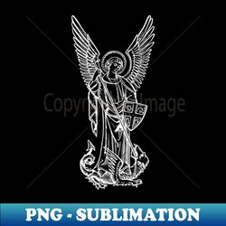 Saint Michael - Exclusive PNG Sublimation Download - Instantly Transform Your Sublimation Projects