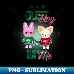 STAY with me  - Jeongchang  SKZOO - Instant Sublimation Digital Download - Create with Confidence