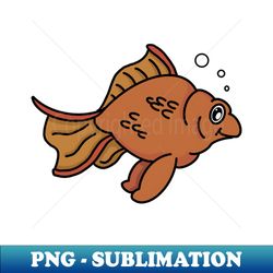 Cute Cartoon Fish - Retro PNG Sublimation Digital Download - Unlock Vibrant Sublimation Designs