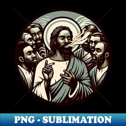 Black Jesus Smoking - Exclusive Sublimation Digital File - Stunning Sublimation Graphics