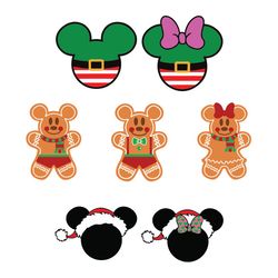 Mickey Minnie Christmas SVG Bundle, Merry Christmas Svg, Santa SVG, Holiday Svg, Christmas Bundle, Funny Christmas Svg