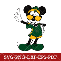 Baylor Bears_mickey NCAA 2,,SVG,DXF,EPS,PNG,digital download,cricut,Mickey Svg,Mickey svg files