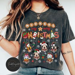 Mickey's very merry Christmas party 2023 shirt, Mickey & friends Christmas ball sweatshirt, Xmas gift for her, Disney wo