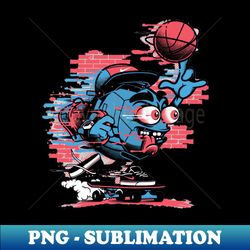 Grafiti Basketball Art - Exclusive PNG Sublimation Download - Bold & Eye-catching