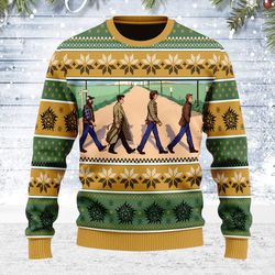 Ugly Christmas Sweater Supernatural The Beatles Style For Men Women