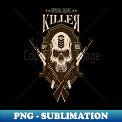 Killer - Stylish Sublimation Digital Download - Enhance Your Apparel with Stunning Detail