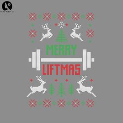merry liftmas ugly christmas sweater fitness lover christmas gift png, funny christmas png