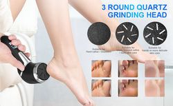 Electric Callus Remover for Feet with Vacuum, Professional Pedicure Tools Kit Rechargeable Waterproof LCD Display