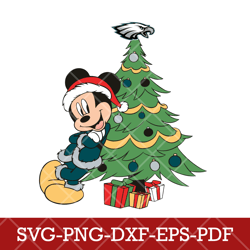 Philadelphia Eagles_mickey christmas 12,NFL SVG,DXF,EPS,PNG,for cricut,Digital Download