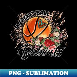 aesthetic pattern bobcats basketball gifts vintage styles - sublimation-ready png file - transform your sublimation creations