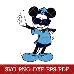 North Carolina Tar Heels_mickey NCAA 2,,SVG,DXF,EPS,PNG,digital download,cricut,Mickey Svg,Mickey svg files