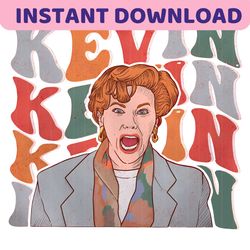 Scream All The Home Alone Kevin PNG Sublimation Design