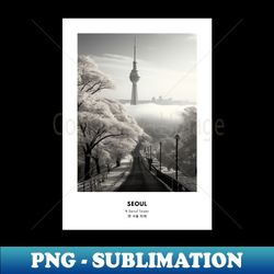 modern seoul photography set - instant png sublimation download - perfect for creative projects