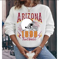 Arizona Football Sweatshirt, Vintage Style Arizona Football Crewneck, Arizona Football Comfort T shirt, Cardinals Hoodie