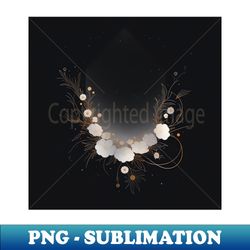 galaxy flowers - artistic sublimation digital file - unlock vibrant sublimation designs