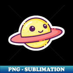 Tiny Saturn - Vintage Sublimation PNG Download - Perfect for Sublimation Art