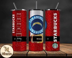 Los Angeles Chargers Christmas Tumbler Png, NFL Merry Christmas Png, NFL, NFL Football Png 82