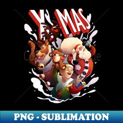 Xmas For All Mutants - Retro PNG Sublimation Digital Download - Boost Your Success with this Inspirational PNG Download