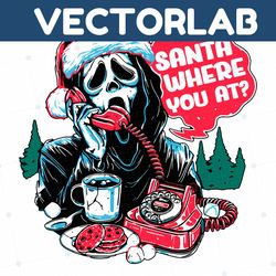 Funny Santa Where You At SVG Graphic Design File