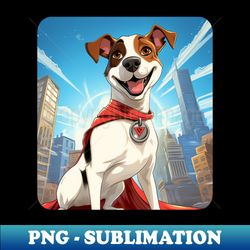 Jack Russel Superhero - Decorative Sublimation PNG File - Bring Your Designs to Life