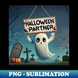 Halloween party partner - PNG Transparent Sublimation File - Perfect for Sublimation Mastery