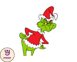 Grinch Christmas SVG, christmas svg, grinch svg, grinchy green svg, funny grinch svg, cute grinch svg, santa hat svg 217
