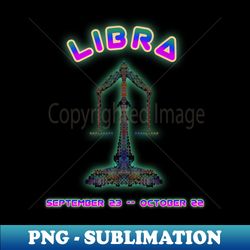 Libra 1b Black - High-Resolution PNG Sublimation File - Stunning Sublimation Graphics