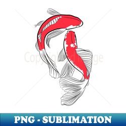 Koi fish - Creative Sublimation PNG Download - Unleash Your Inner Rebellion