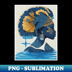 African Queen - High-Quality PNG Sublimation Download - Perfect for Sublimation Art