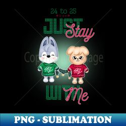 STAY with me  - Seungchan  SKZOO - Unique Sublimation PNG Download - Spice Up Your Sublimation Projects