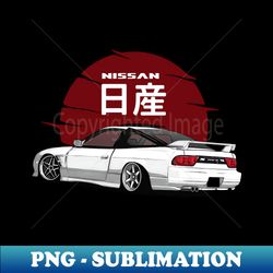Nissan 180SX JDM Car - Elegant Sublimation PNG Download - Defying the Norms