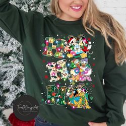 Ho Ho Ho Mickey & Friends Christmas shirt, Mickey's Very Merry Christmas Party 2023, Disney Christmas Matching Tee, Disn