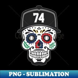 Eloy Jimenez Sugar Skull - Elegant Sublimation PNG Download - Fashionable and Fearless