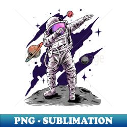 Astronaut Dabbing - Vintage Sublimation PNG Download - Spice Up Your Sublimation Projects