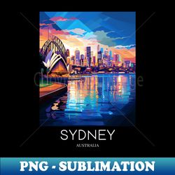 A Pop Art Travel Print of Sydney - Australia - Premium Sublimation Digital Download - Stunning Sublimation Graphics