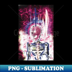 Skull Tweaked - Instant Sublimation Digital Download - Fashionable and Fearless