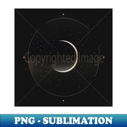 galaxy moon - png sublimation digital download - transform your sublimation creations