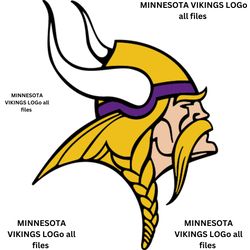 Minnesota Vikings logo SVG EPS PNG JPG. High quality