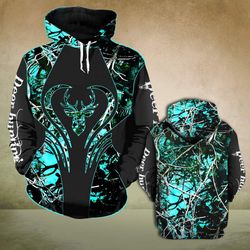 Deer Hunting Camo 3D All Over Print All-over print unisex pullover hoodie