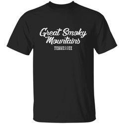 Great Smoky Mountains Tennessee State Souvenir Gift unisex T-shirt full size