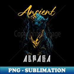 Ancient Alpaca - Modern Sublimation PNG File - Perfect for Sublimation Mastery