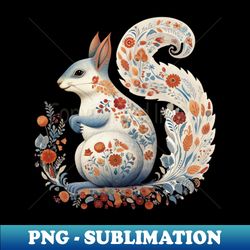 a cute squirrel scandinavian art style - decorative sublimation png file - perfect for sublimation mastery