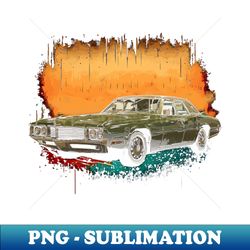 Ford Thunderbird 1971 Vintage Car Graphic - PNG Transparent Sublimation File - Unleash Your Inner Rebellion