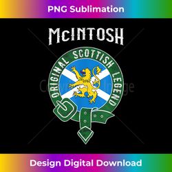 McIntosh Clan Scottish Legend Scotland Flag Belt - Innovative PNG Sublimation Design - Ideal for Imaginative Endeavors