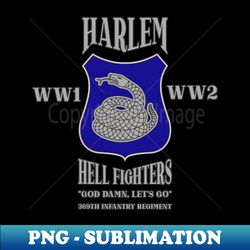 Harlem Hellfighters - PNG Transparent Digital Download File for Sublimation - Enhance Your Apparel with Stunning Detail
