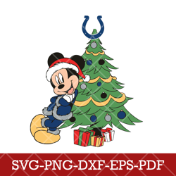 Indianapolis Colts_mickey christmas 12,NFL SVG, Mickey NFL SVG DXF EPS PNG Files, Cricut, File cut