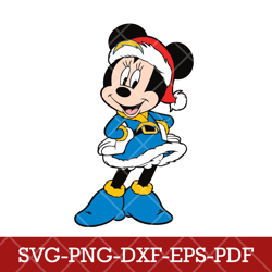 Los Angeles Chargers_mickey christmas 2,NFL SVG, Mickey NFL SVG DXF EPS PNG Files, Cricut, File cut