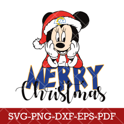 Los Angeles Rams_mickey christmas 1,NFL SVG, Mickey NFL SVG DXF EPS PNG Files, Cricut, File cut